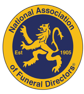 National Association of Funeral Directors badge, established 1905